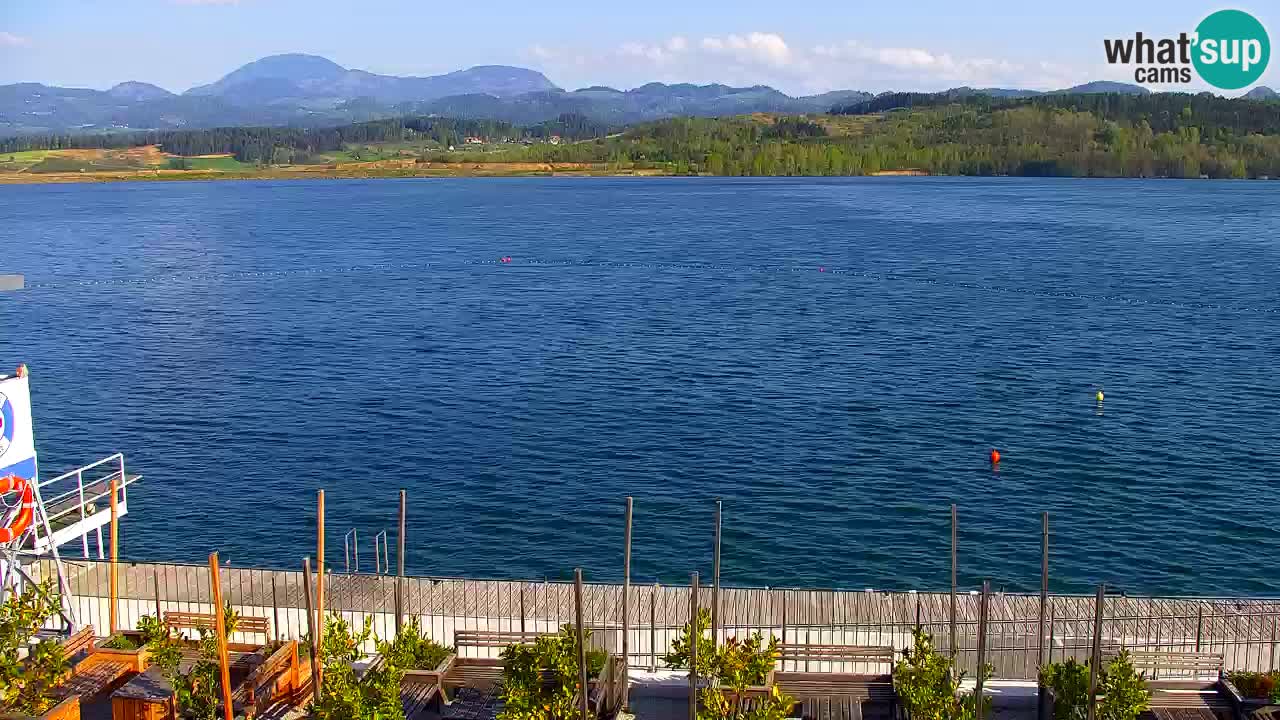 Web kamera Velenjsko jezero – Plaža Velenje uživo