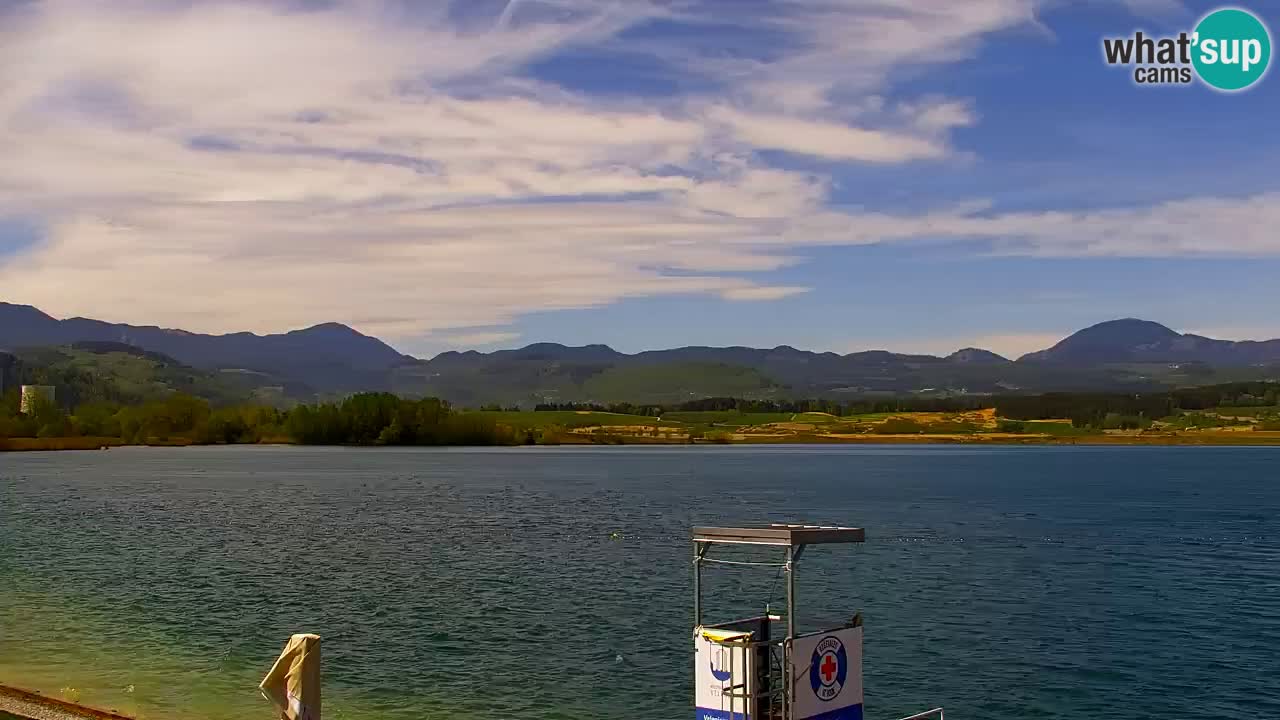 Webcam lago Velenje – Vista en directo desde Velenje Beach
