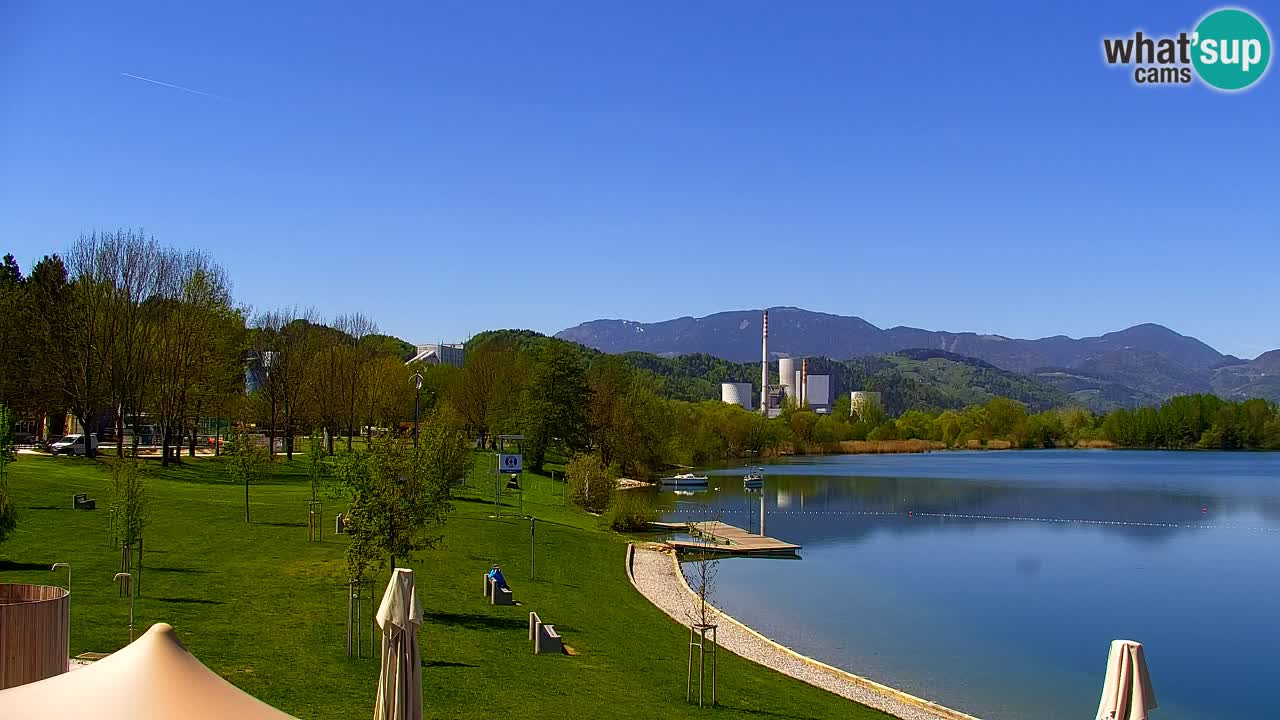 Webcam Lago di Velenje – Spiaggia di Velenje in diretta