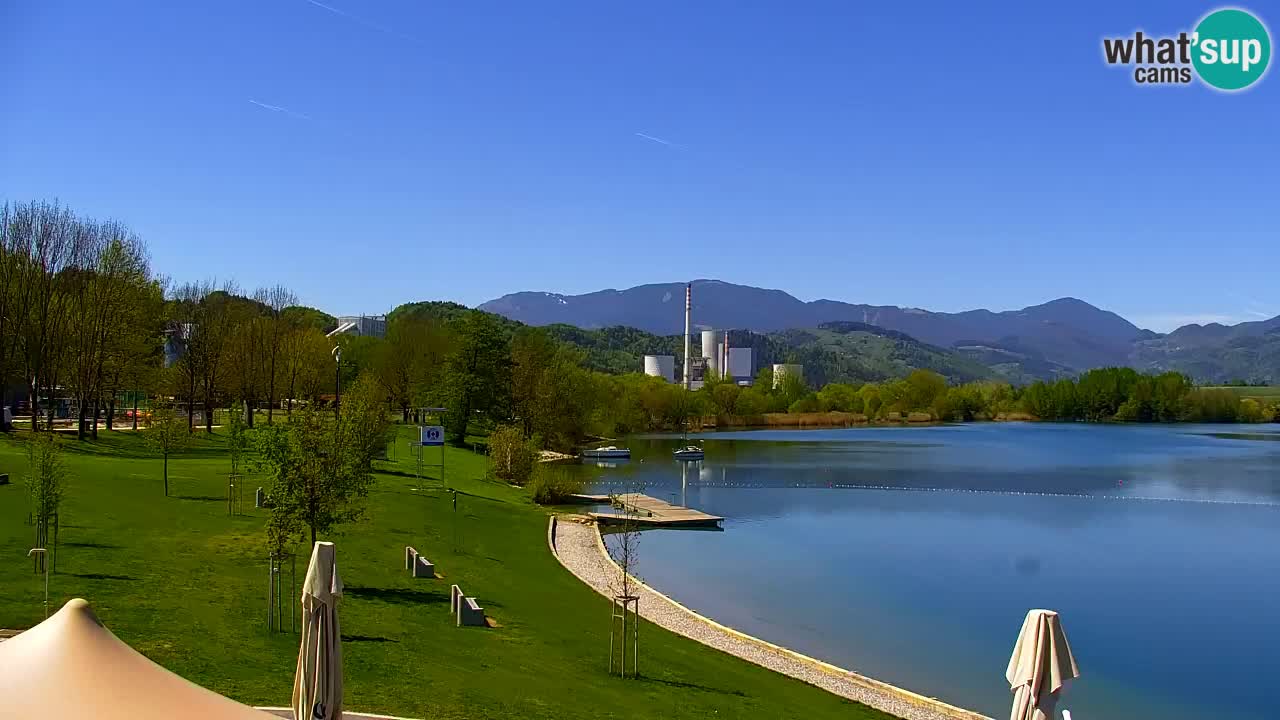 Webcam lac de Velenje – Vue en direct depuis Velenje Beach