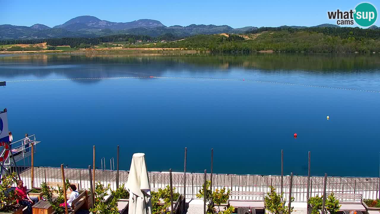 Webcam lago Velenje – Vista en directo desde Velenje Beach