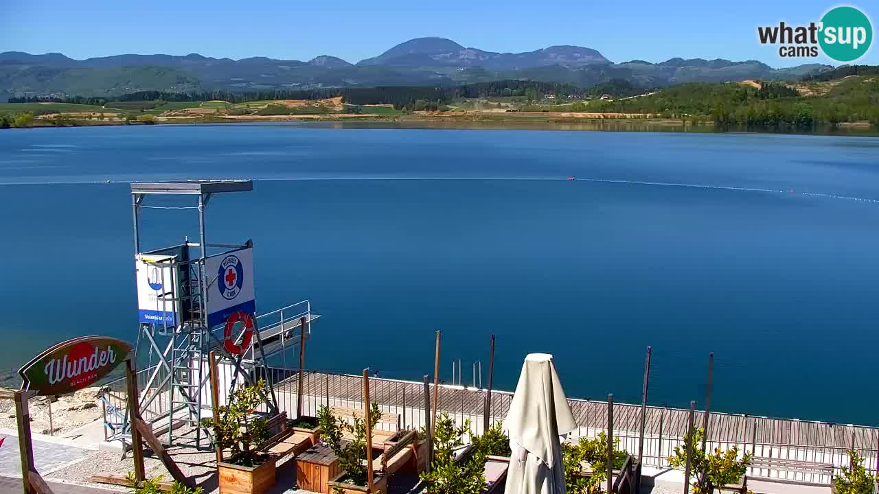 Webcam Lago di Velenje – Spiaggia di Velenje in diretta