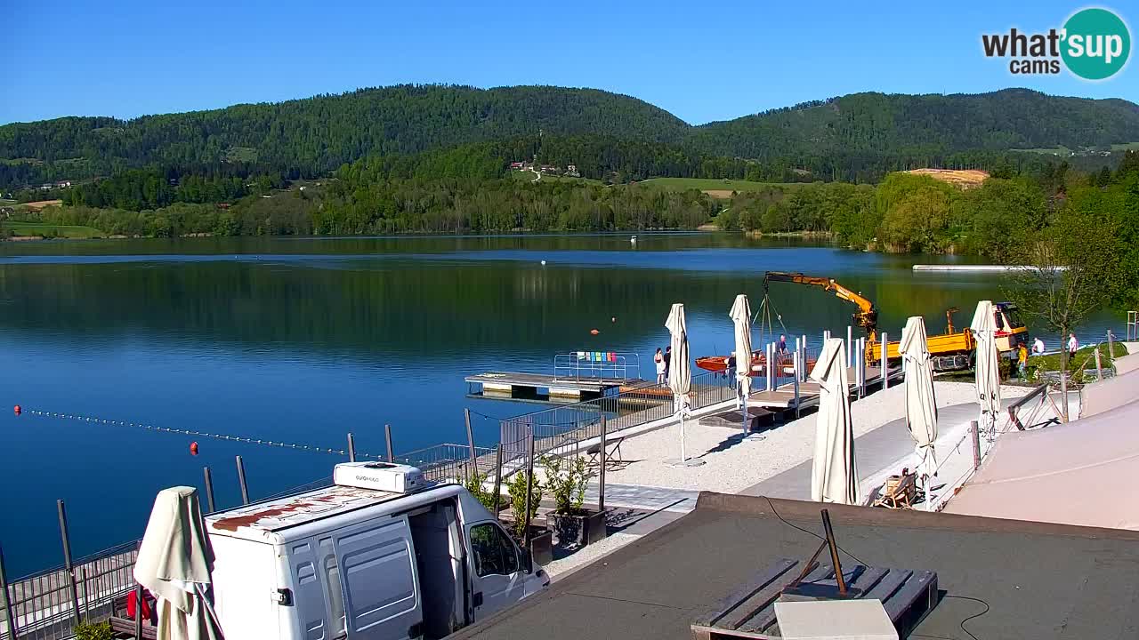 Webcam lac de Velenje – Vue en direct depuis Velenje Beach