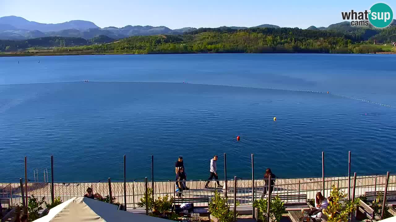 Webcam lac de Velenje – Vue en direct depuis Velenje Beach