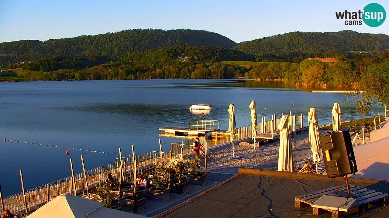 Webcam Lago di Velenje – Spiaggia di Velenje in diretta