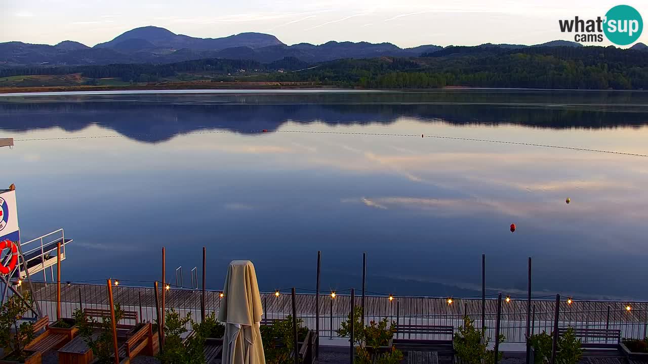 Webcam lac de Velenje – Vue en direct depuis Velenje Beach