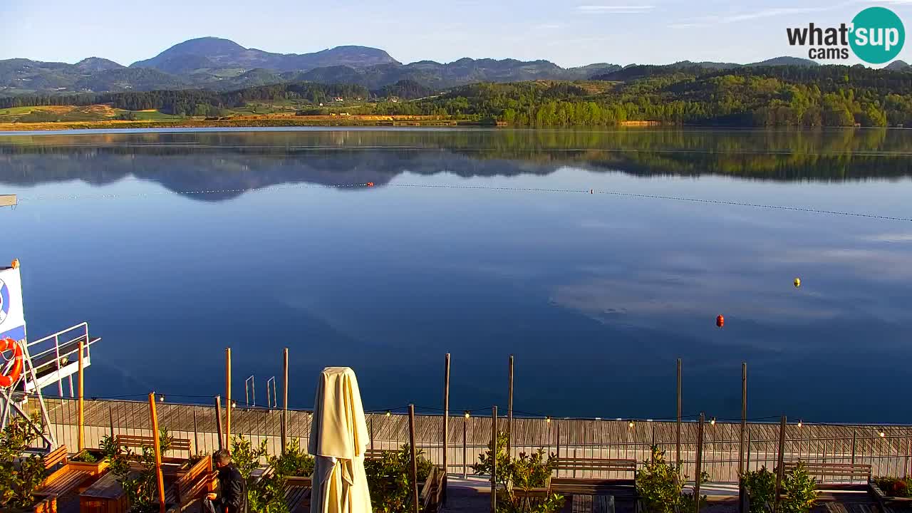 Webcam lac de Velenje – Vue en direct depuis Velenje Beach