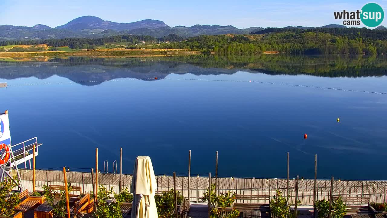Webcam lago Velenje – Vista en directo desde Velenje Beach