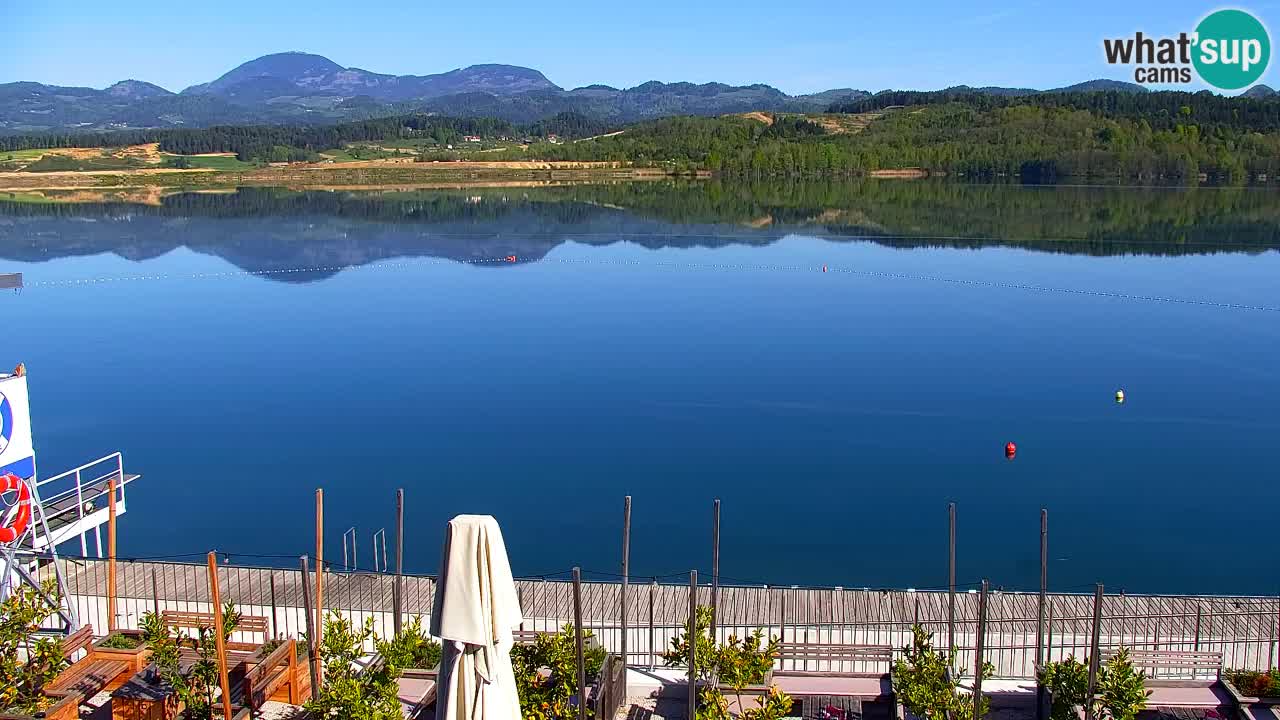 Webcam lac de Velenje – Vue en direct depuis Velenje Beach