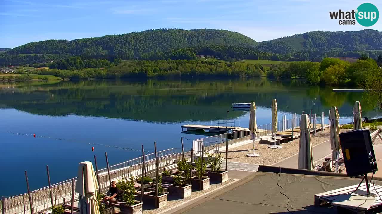 Webcam lac de Velenje – Vue en direct depuis Velenje Beach