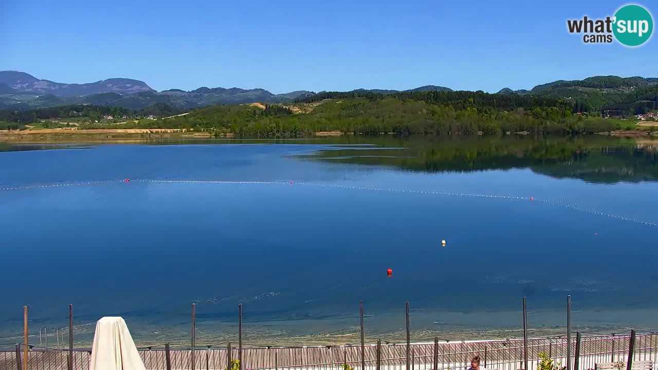 Webcam lac de Velenje – Vue en direct depuis Velenje Beach