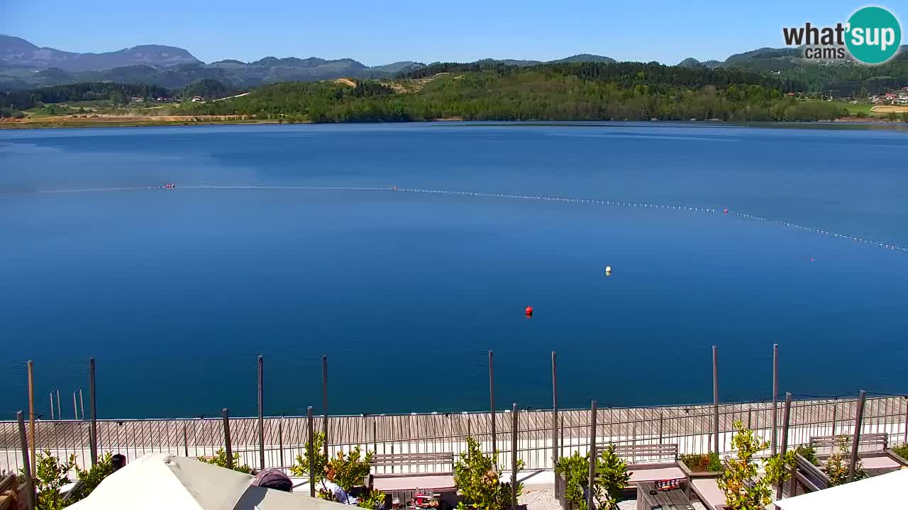 Webcam lac de Velenje – Vue en direct depuis Velenje Beach