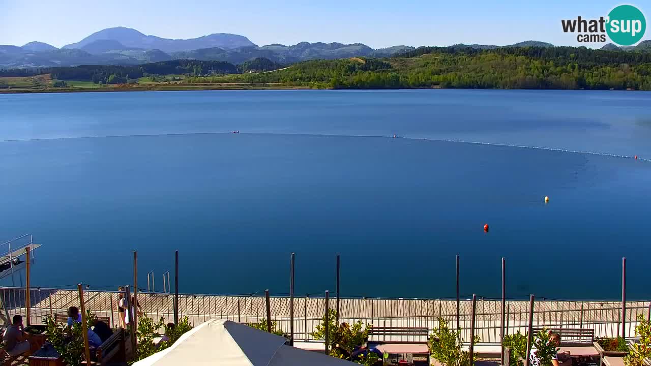 Webcam lago Velenje – Vista en directo desde Velenje Beach