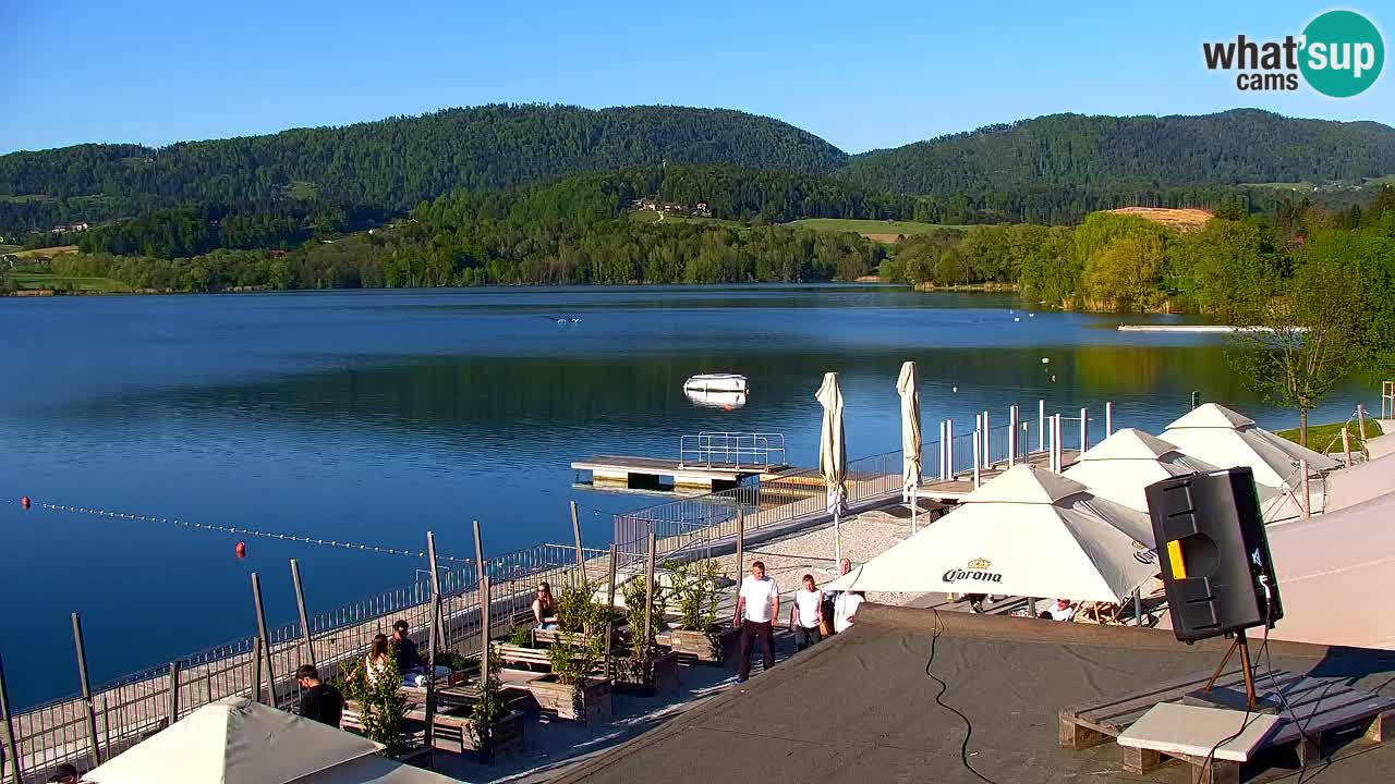 Webcam lago Velenje – Vista en directo desde Velenje Beach