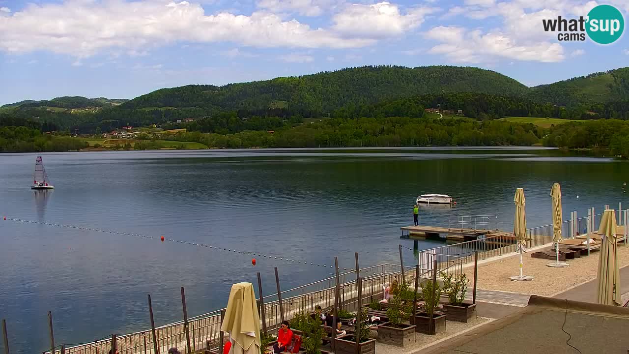 Webcam lac de Velenje – Vue en direct depuis Velenje Beach