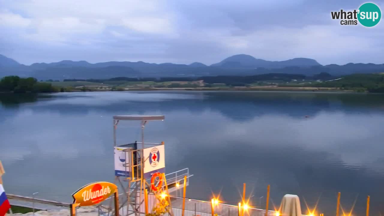 Webcam lago Velenje – Vista en directo desde Velenje Beach
