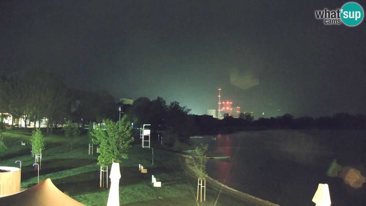 Webcam lago Velenje – Vista en directo desde Velenje Beach