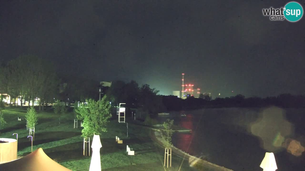 Webcam lago Velenje – Vista en directo desde Velenje Beach