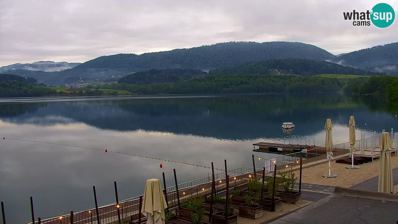 Webcam lago Velenje – Vista en directo desde Velenje Beach