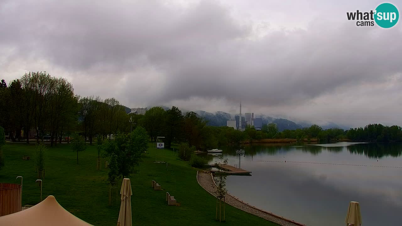 Web kamera Velenjsko jezero – Plaža Velenje uživo