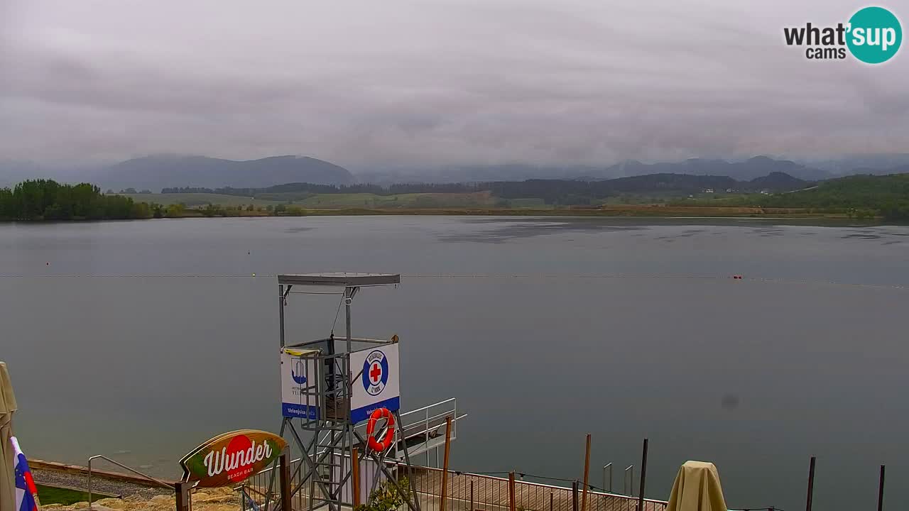 Webcam lac de Velenje – Vue en direct depuis Velenje Beach