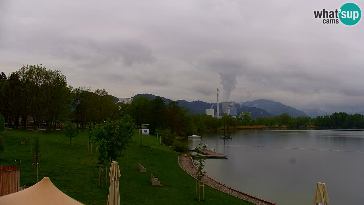 Webcam Lago di Velenje – Spiaggia di Velenje in diretta