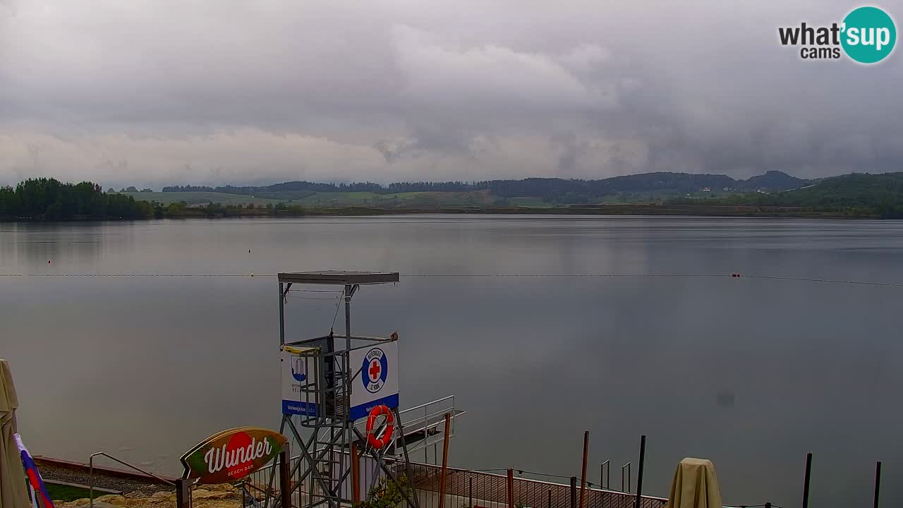 Webcam lago Velenje – Vista en directo desde Velenje Beach