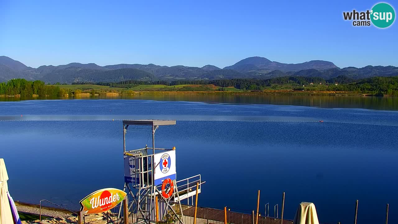 Webcam lac de Velenje – Vue en direct depuis Velenje Beach