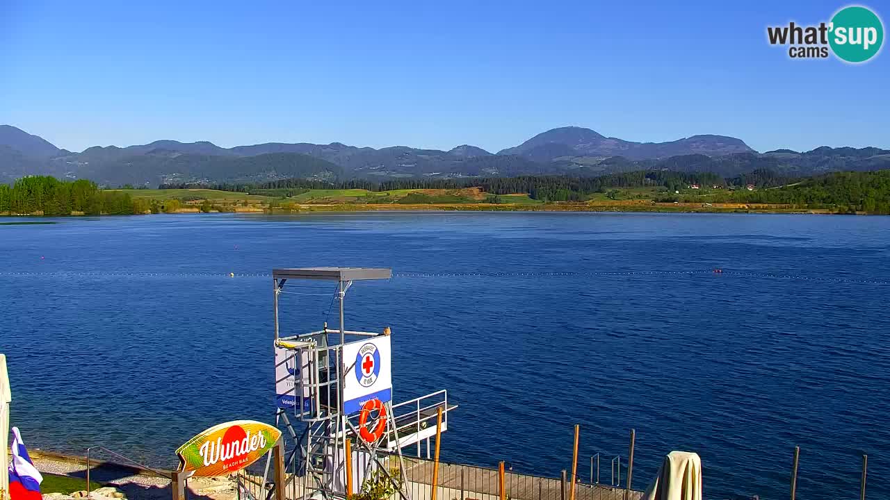 Webcam lago Velenje – Vista en directo desde Velenje Beach
