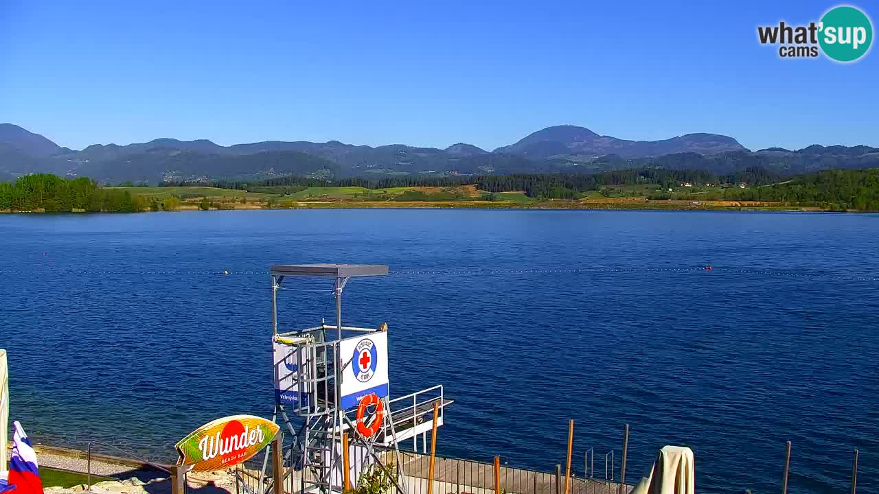 Webcam Lago di Velenje – Spiaggia di Velenje in diretta