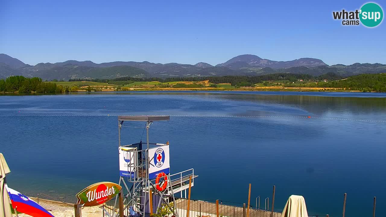 Webcam Lago di Velenje – Spiaggia di Velenje in diretta