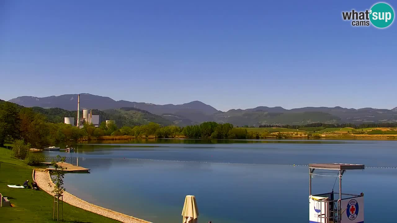 Webcam Lago di Velenje – Spiaggia di Velenje in diretta