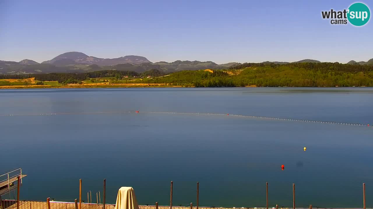Webcam lago Velenje – Vista en directo desde Velenje Beach