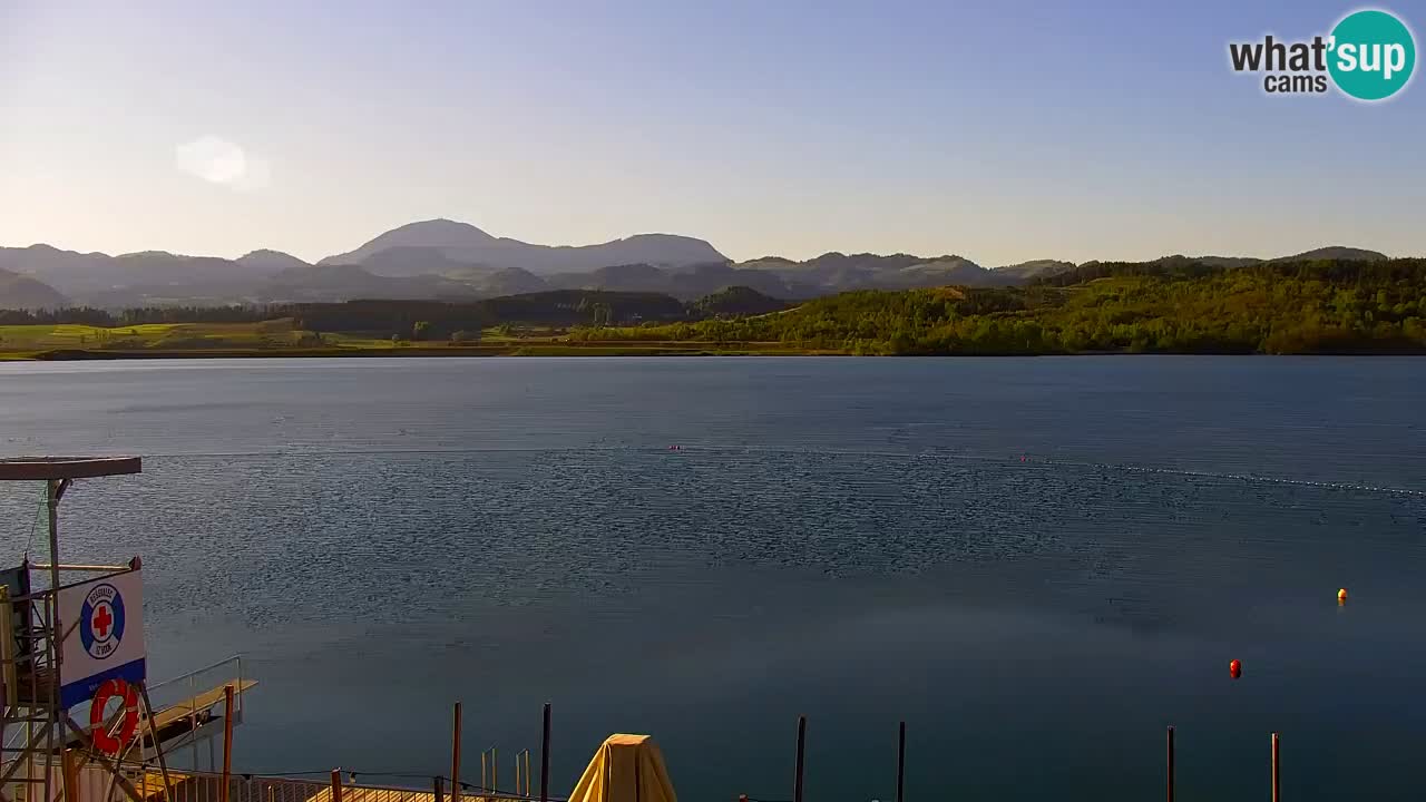 Web kamera Velenjsko jezero – Plaža Velenje uživo