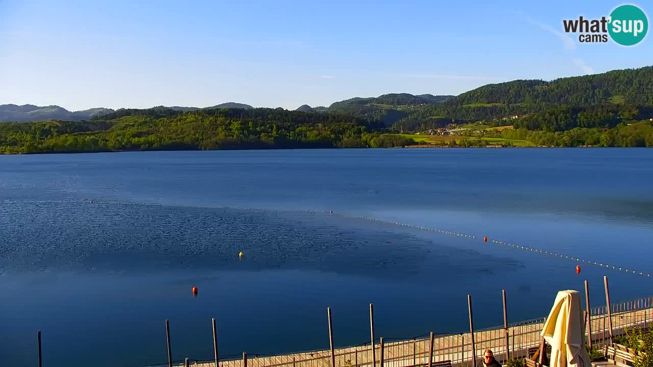 Webcam lac de Velenje – Vue en direct depuis Velenje Beach