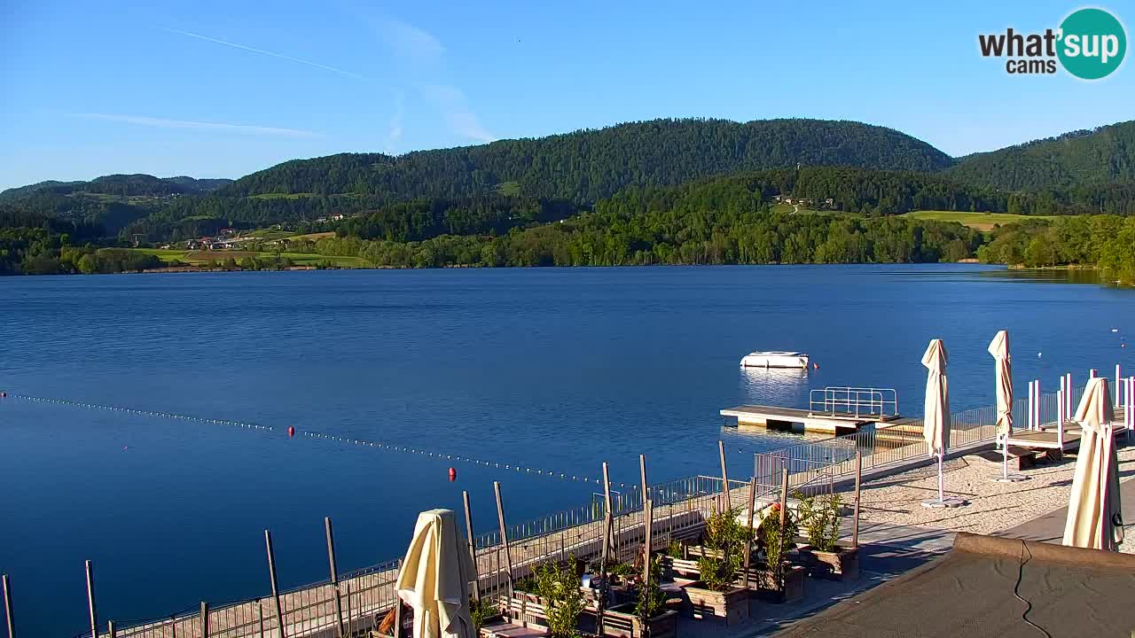 Web kamera Velenjsko jezero – Plaža Velenje uživo