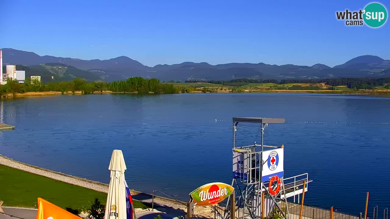 Web kamera Velenjsko jezero – Plaža Velenje uživo