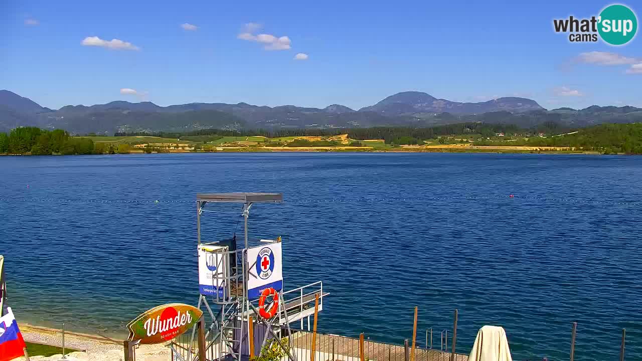 Webcam lago Velenje – Vista en directo desde Velenje Beach