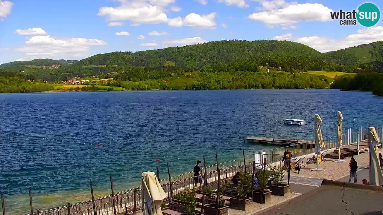 Webcam lac de Velenje – Vue en direct depuis Velenje Beach