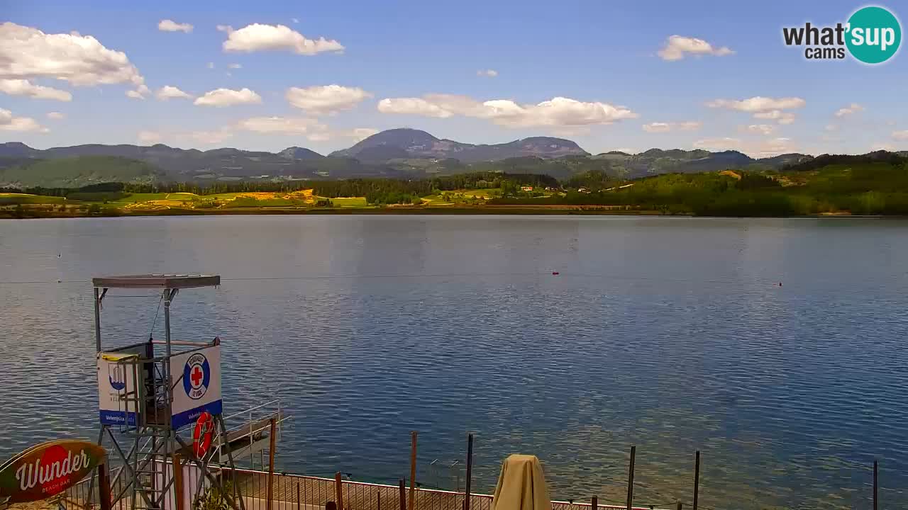 Webcam lac de Velenje – Vue en direct depuis Velenje Beach