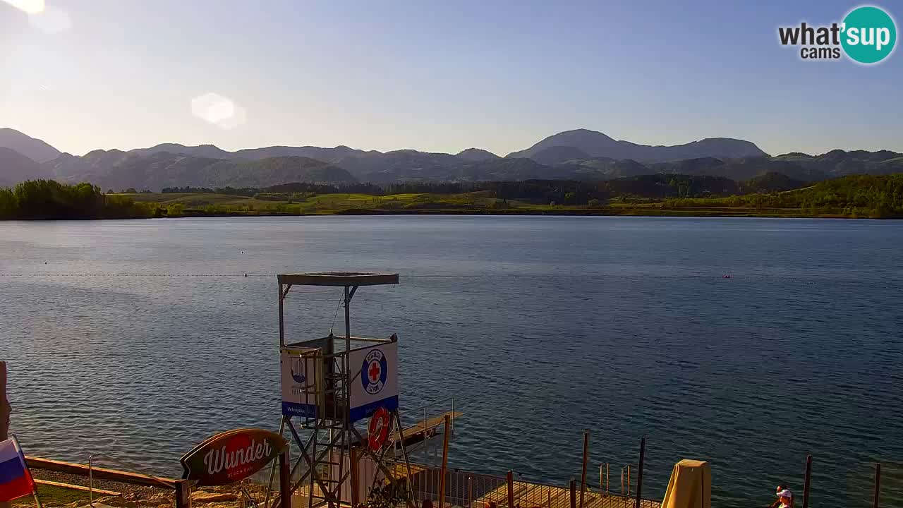 Webcam Lago di Velenje – Spiaggia di Velenje in diretta