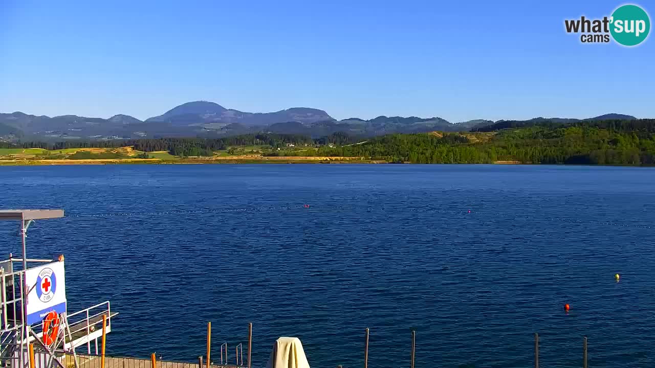 Webcam lac de Velenje – Vue en direct depuis Velenje Beach