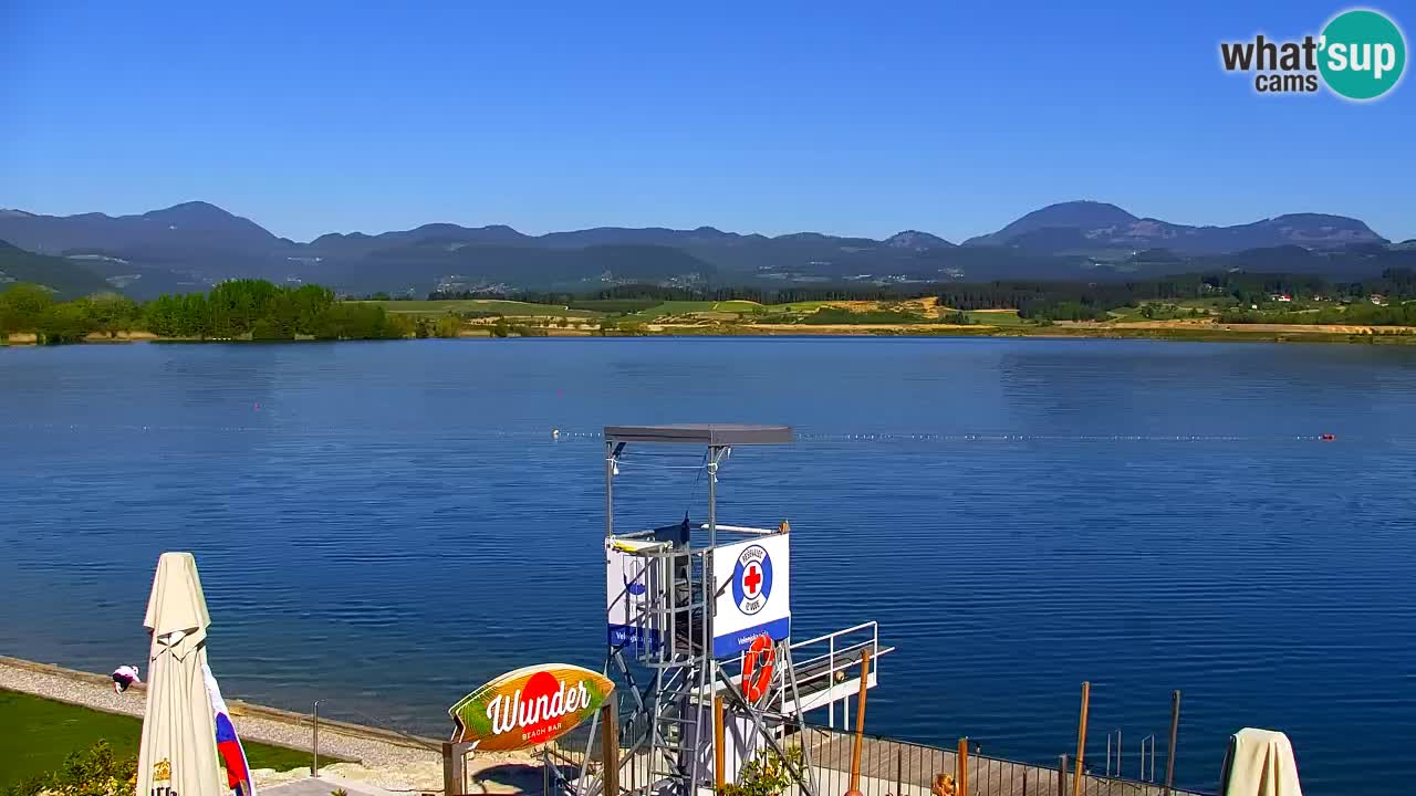 Webcam lac de Velenje – Vue en direct depuis Velenje Beach