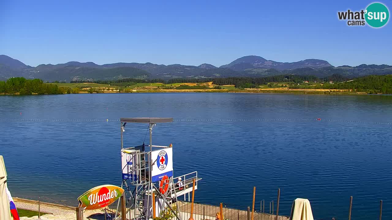 Web kamera Velenjsko jezero – Plaža Velenje uživo