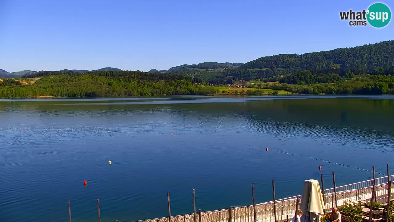 Webcam lago Velenje – Vista en directo desde Velenje Beach