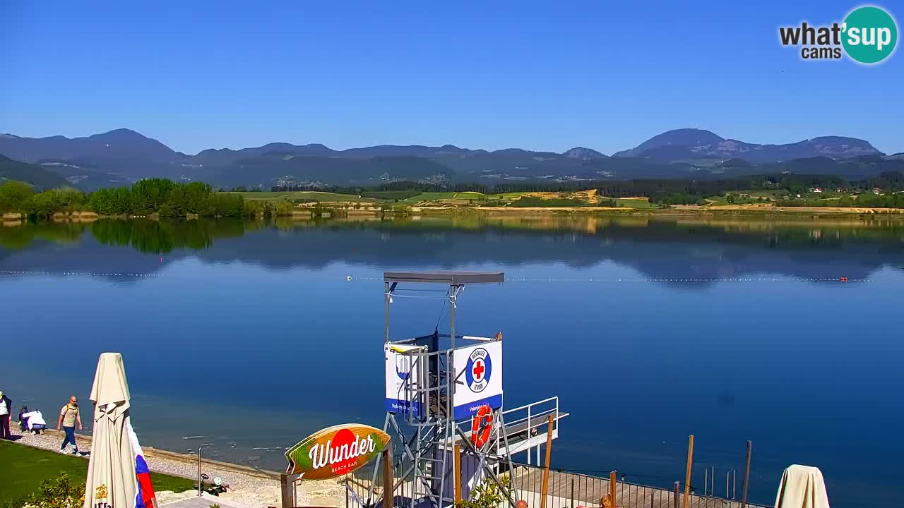 Webcam lac de Velenje – Vue en direct depuis Velenje Beach