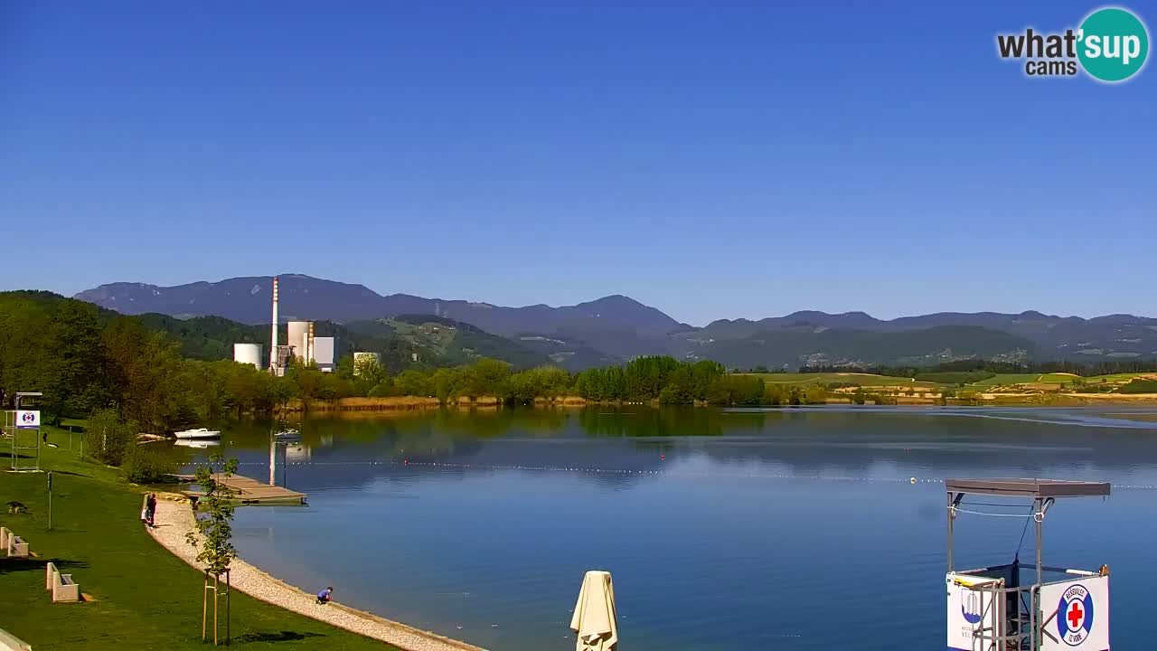 Webcam Lago di Velenje – Spiaggia di Velenje in diretta