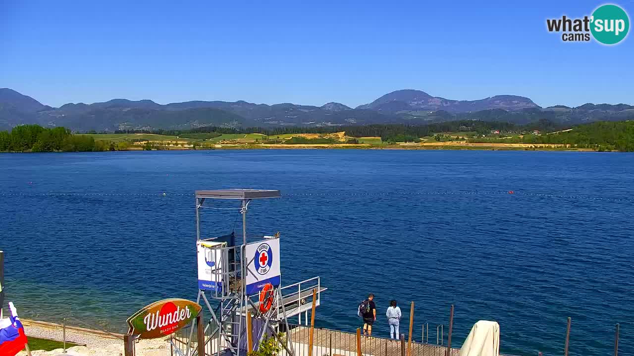 Web kamera Velenjsko jezero – Plaža Velenje uživo