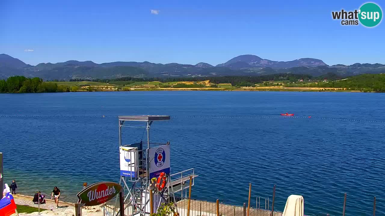Webcam Lago di Velenje – Spiaggia di Velenje in diretta