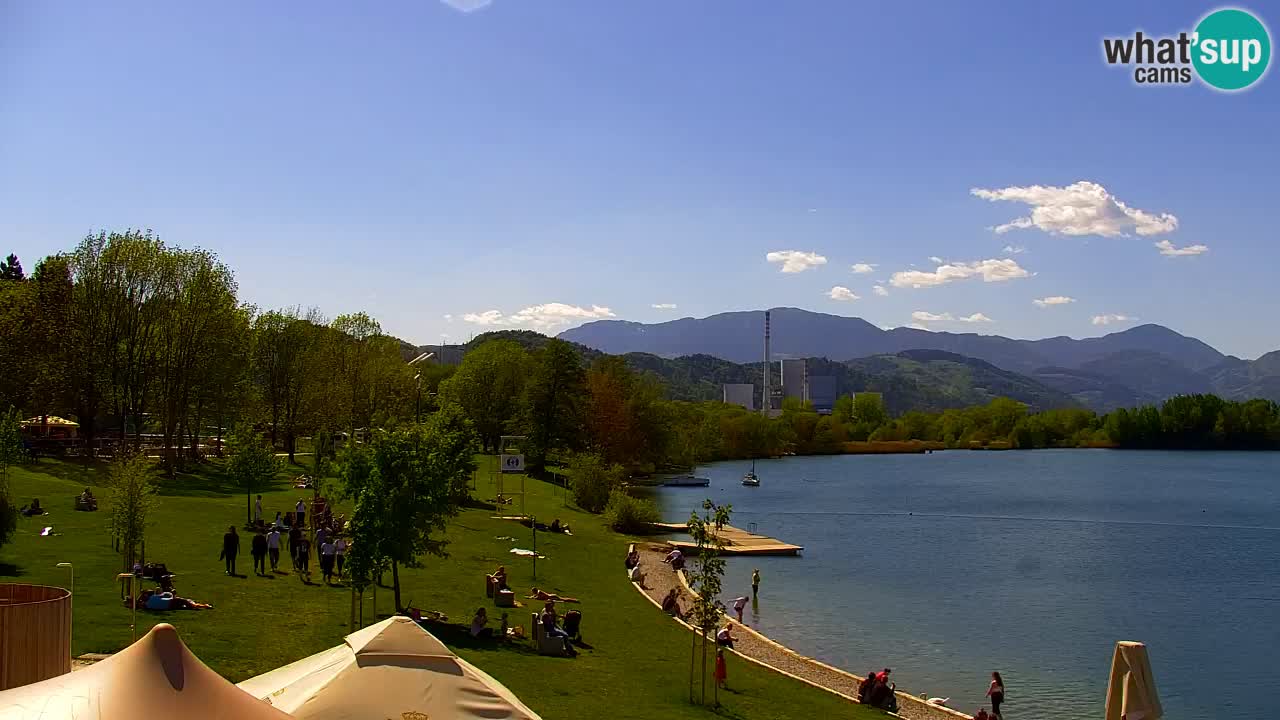 Web kamera Velenjsko jezero – Plaža Velenje uživo